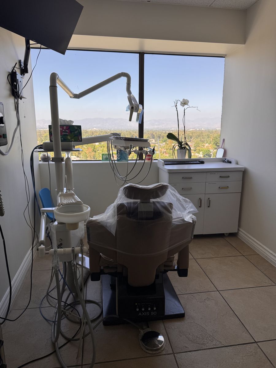 Sunlit treatment room at the Encino office on Ventura Boulevard