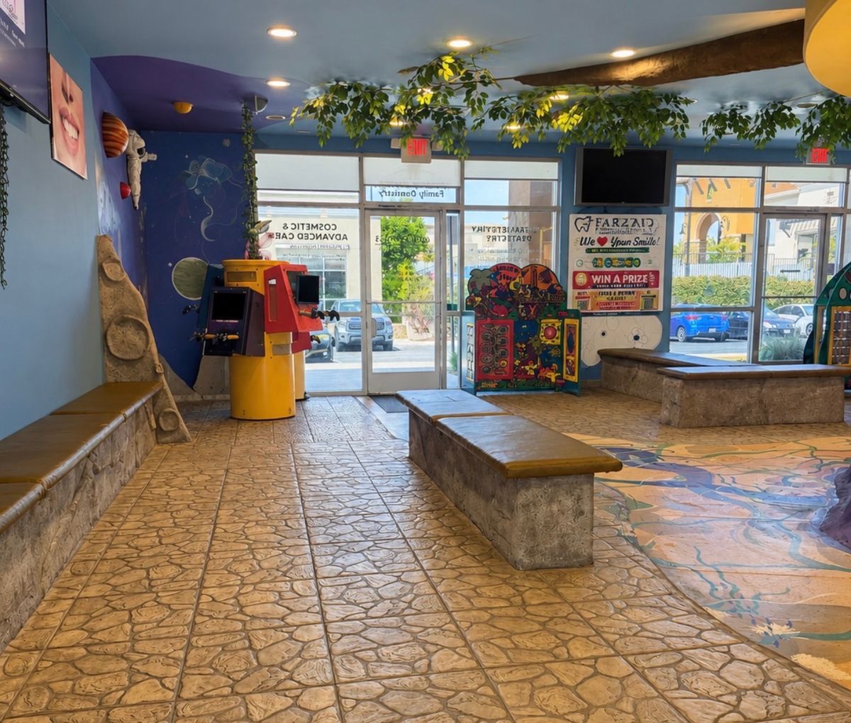 Lobby and entrance at Farzad Dental on West Avenue Q in Palmdale
